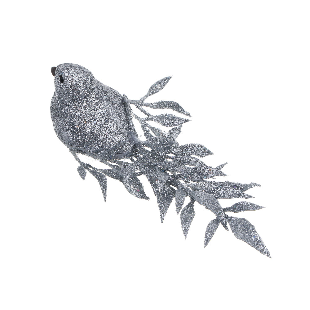 СНОУ БУМ Птицы на прищепке 2 шт, 3,2x13см, пластик, 26-534, арт.№ 397-414