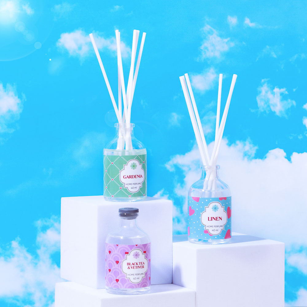 LADECOR Аромадиф.с пал.,40 мл,6 аром.Лён,Гардения,Лотос,Ваниль,Пассифлора и манго,Черн.чай и ветивер, арт.№ 412-048