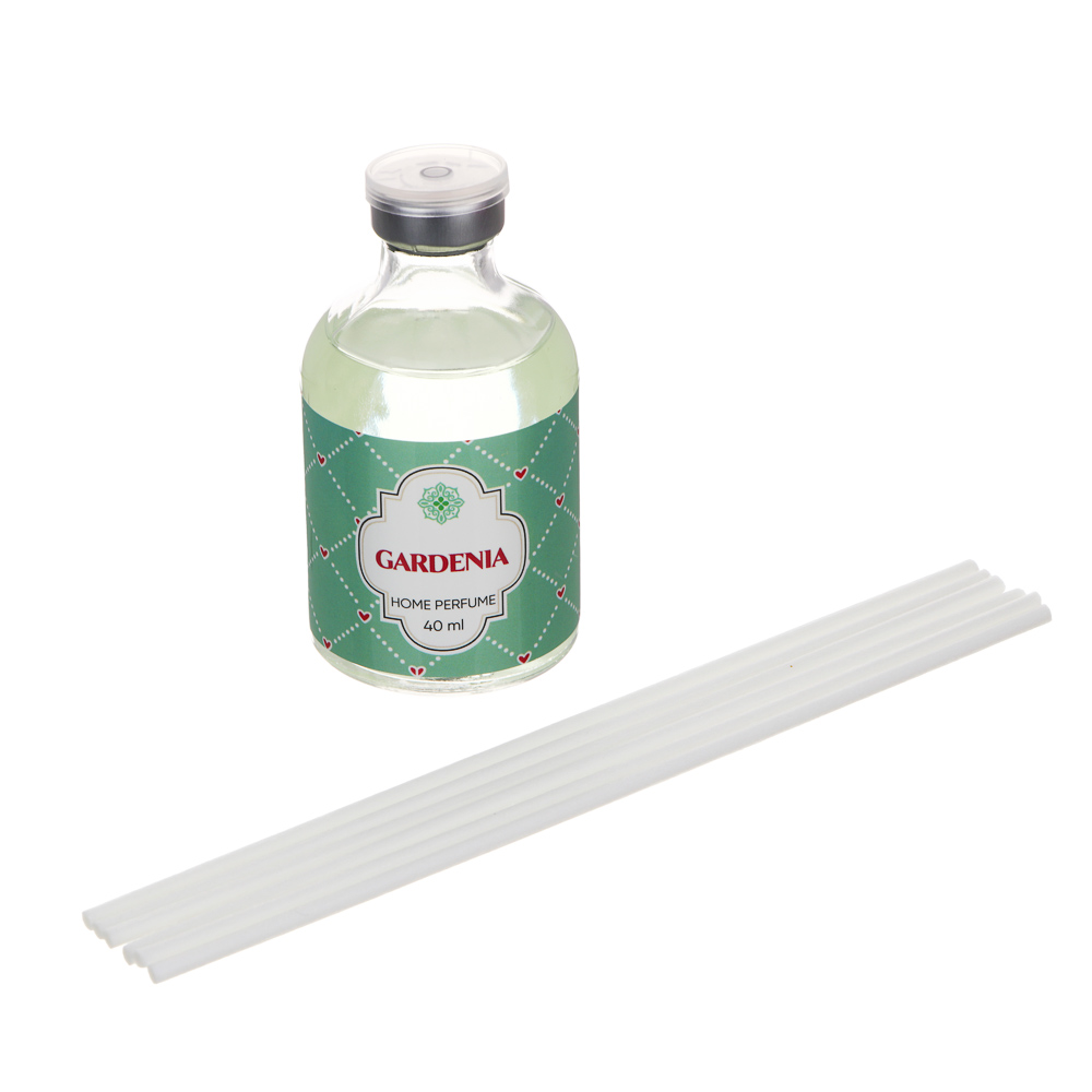 LADECOR Аромадиф.с пал.,40 мл,6 аром.Лён,Гардения,Лотос,Ваниль,Пассифлора и манго,Черн.чай и ветивер, арт.№ 412-048