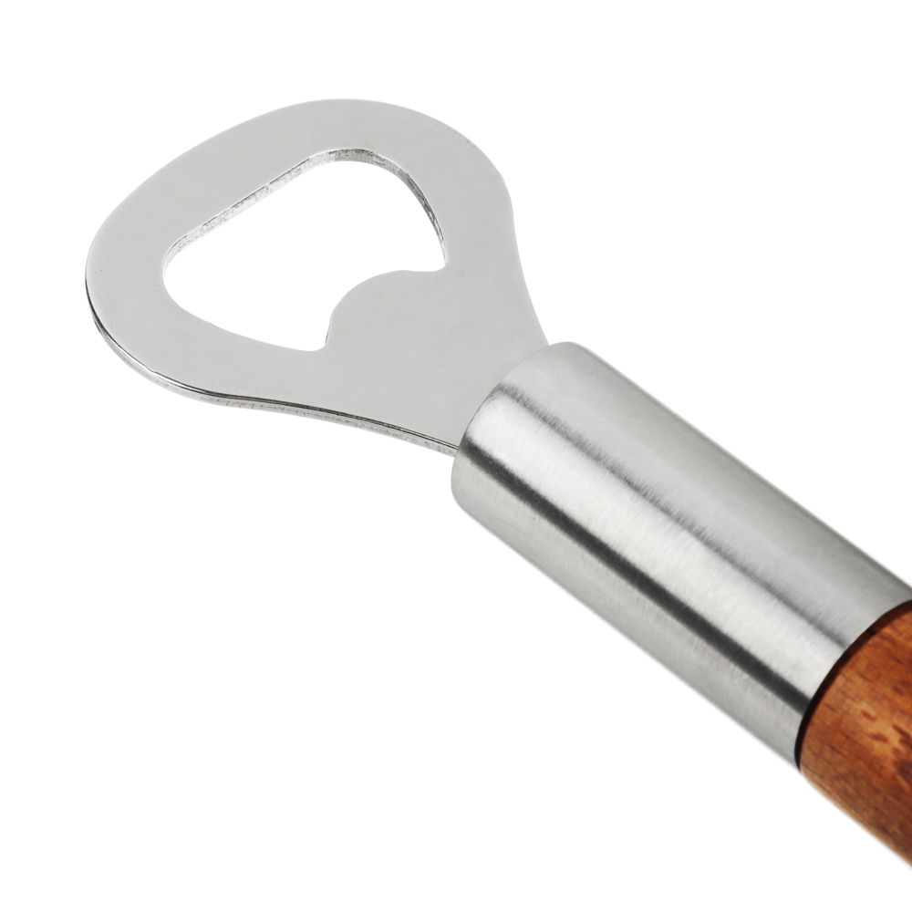 SATOSHI ЭКО Открывалка, 16.5х4.3см, нерж.сталь, бук, арт.№ 882-393