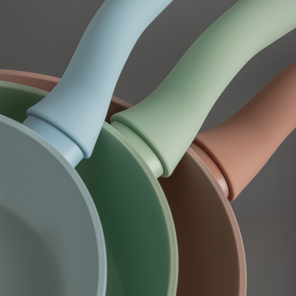 SATOSHI Комбелло Колор Набор сковород литых 3пр., d20, 24, 28см, антипригарное покрытие, арт.№ 846-034