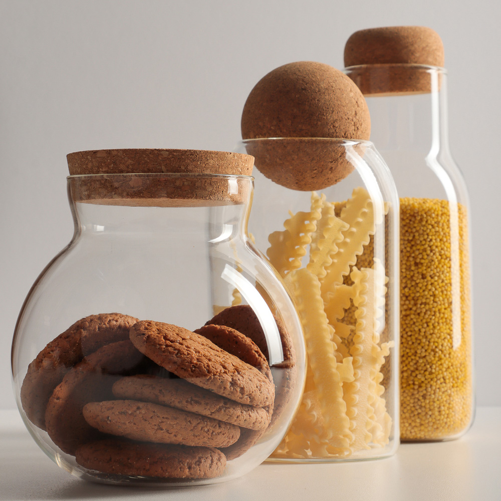 VETTA Банка для хранения "ЭКО", 19х9см, стекло, арт.№ 828-268