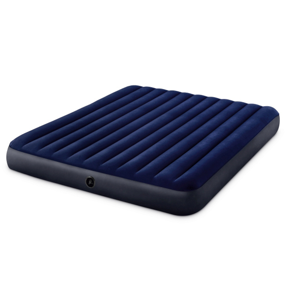 INTEX Матрас надувной CLASSIC DOWNY, 203x183x25см, до 272кг, 64755, арт.№ 108-045