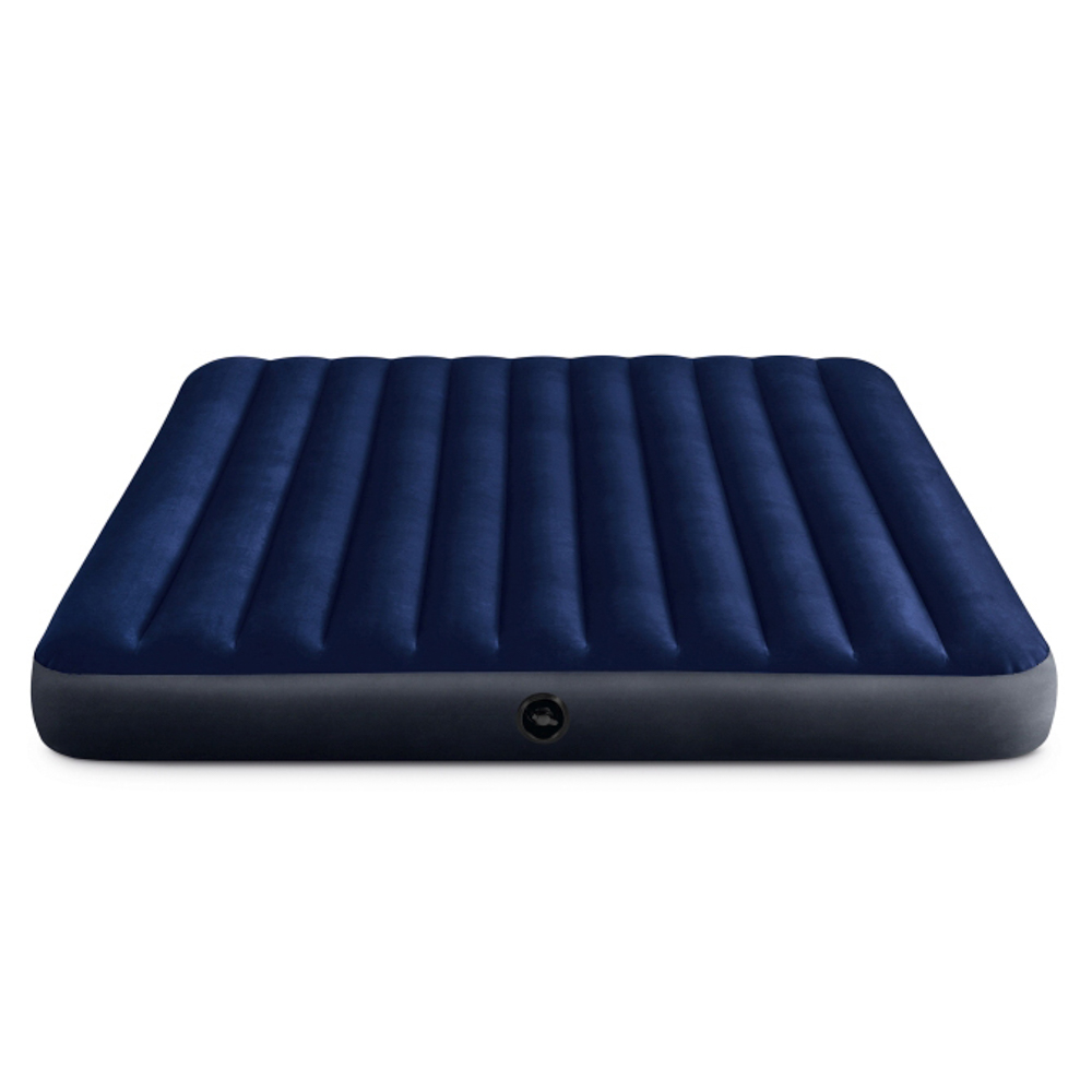INTEX Матрас надувной CLASSIC DOWNY, 203x183x25см, до 272кг, 64755, арт.№ 108-045