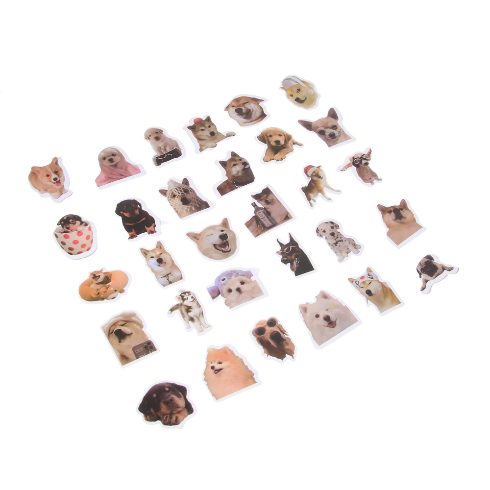 ИГРОЛЕНД Игрушка сюрприз "Мемные животные" стикеры 30штук, 9х11см, арт.№ 295-275