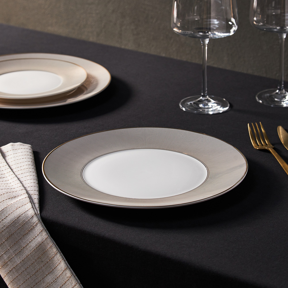 BY COLLECTION White Line Тарелка подстановочная, 26,5см, фарфор, арт.№ 820-814