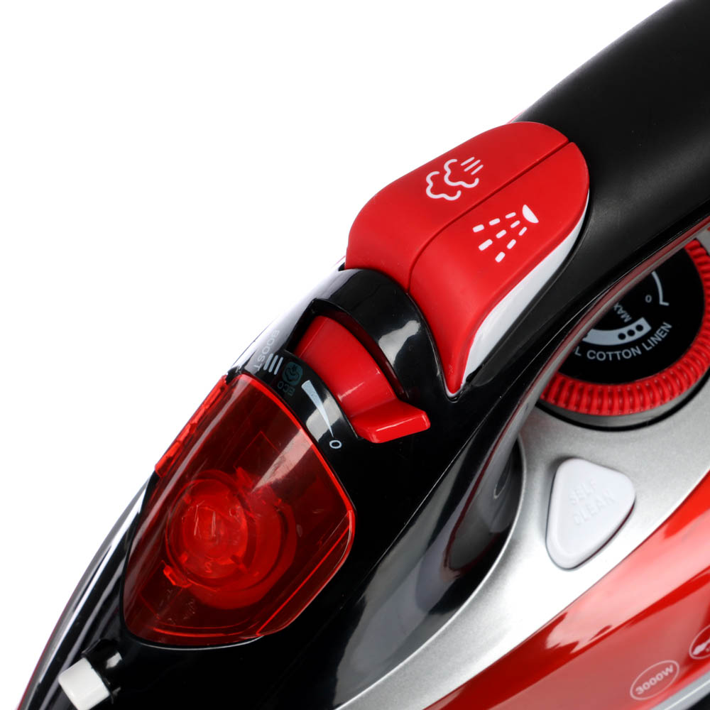 LEBEN Утюг с отпаривателем 3000 Вт, подошва - керамическое покрытие, арт.№ 249-012