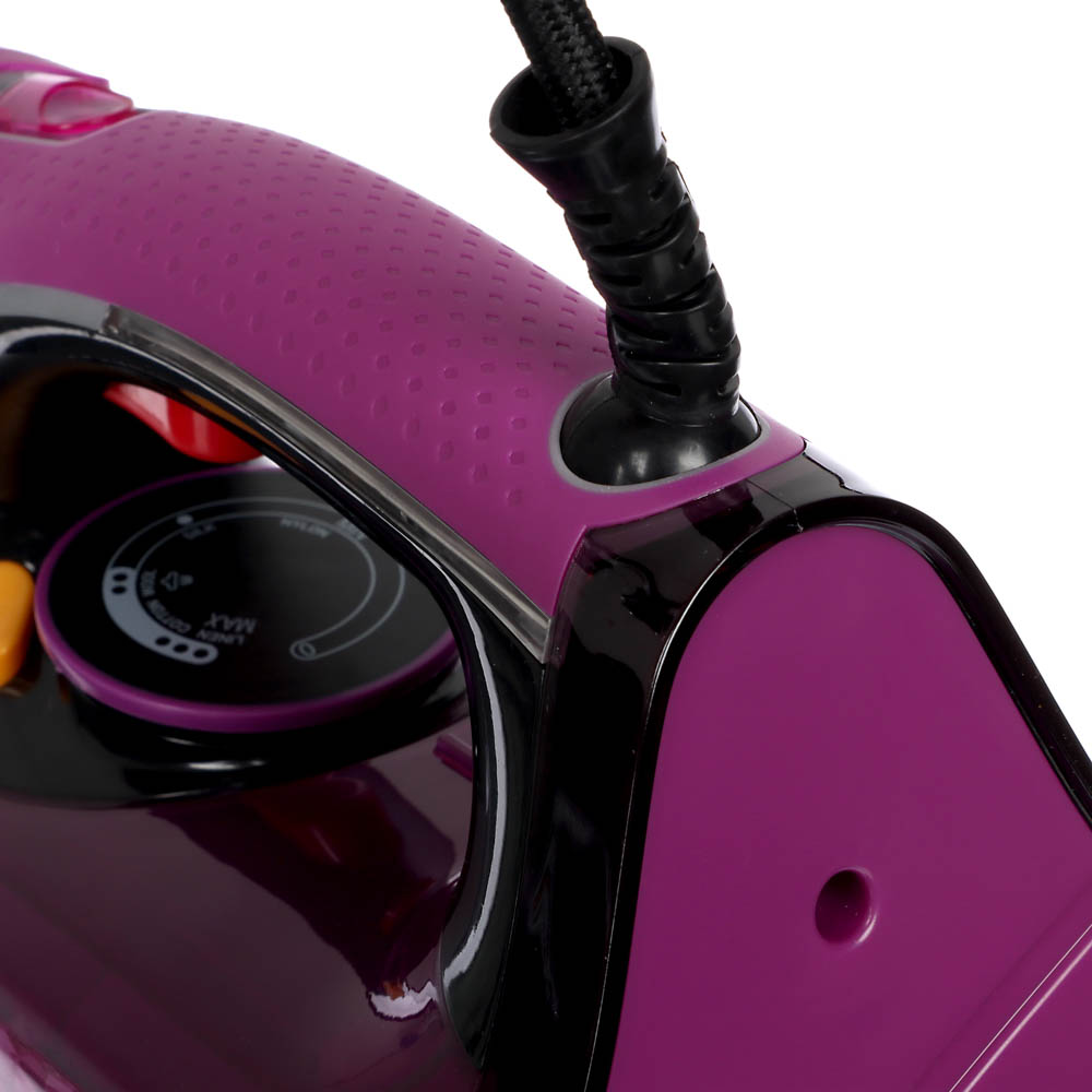 LEBEN Утюг с отпаривателем 2200 Вт, подошва - керамическое покрытие, LED, арт.№ 249-018