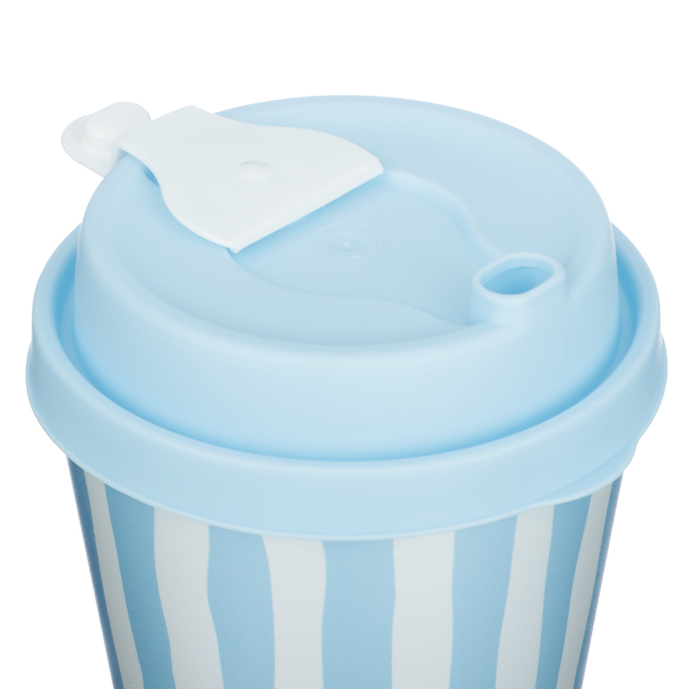 Орра Стакан с крышкой и клапаном 420мл, пластик, 2 цвета, арт.№ 861-597