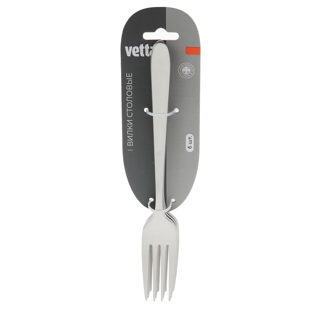 VETTA Тренто Вилка столовая 6 пр. на блистере, арт.№ 815-337