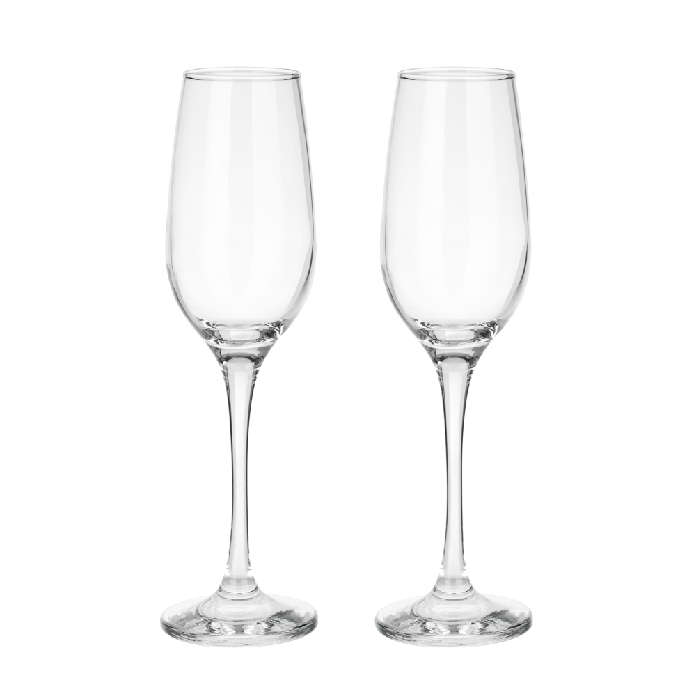 PASABAHCE Амбер Набор бокалов для шампанского 2 шт 200 мл, стекло, арт.№ 878-430