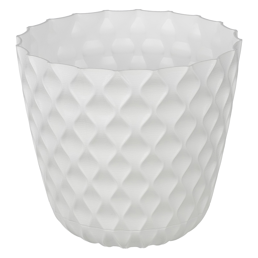 Горшок для цветов с поддоном "Wave", 2.5 л, d=17.5 см, микс цветов, арт.№ 164-413