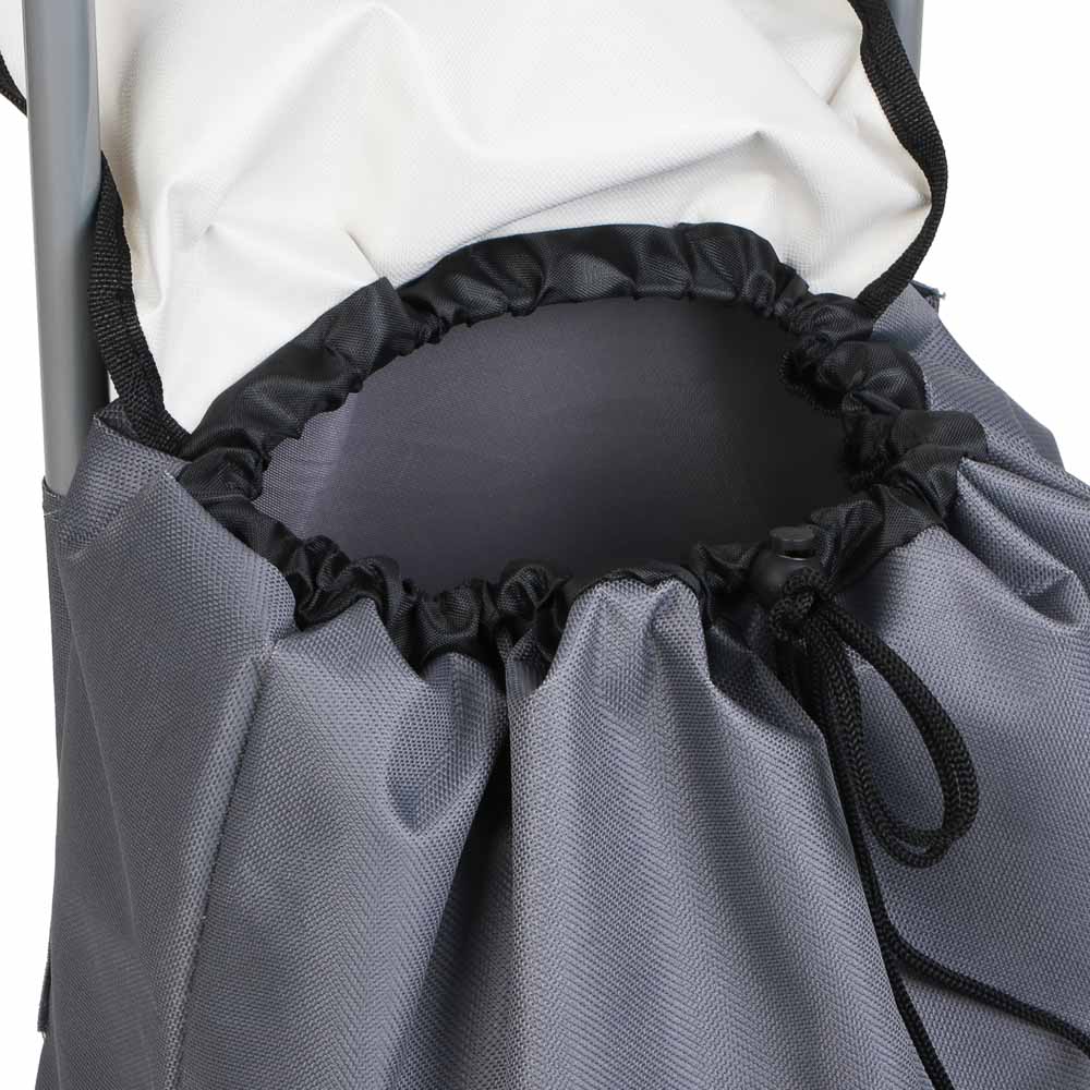 Тележка + сумка, до 30кг тм VETTA, 30х22х86см, 21л, полиэстер, колеса ЭВА d14,5см, цвет серый, арт.№ 467-249