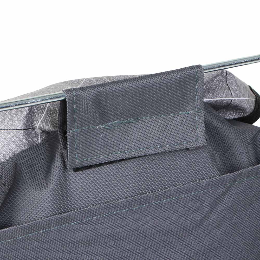 Тележка + сумка, до 30кг тм VETTA, 30х22х86см, 21л, полиэстер, колеса ЭВА d14,5см, цвет серый, арт.№ 467-249