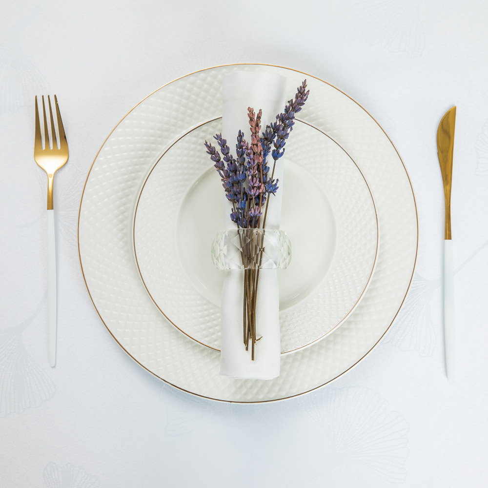 PROVANCE Мятный Латте Скатерть текстильная жаккард с водоотталк.пропиткой, 140х230см, ПЭ, 3 цвета, арт.№ 488-049