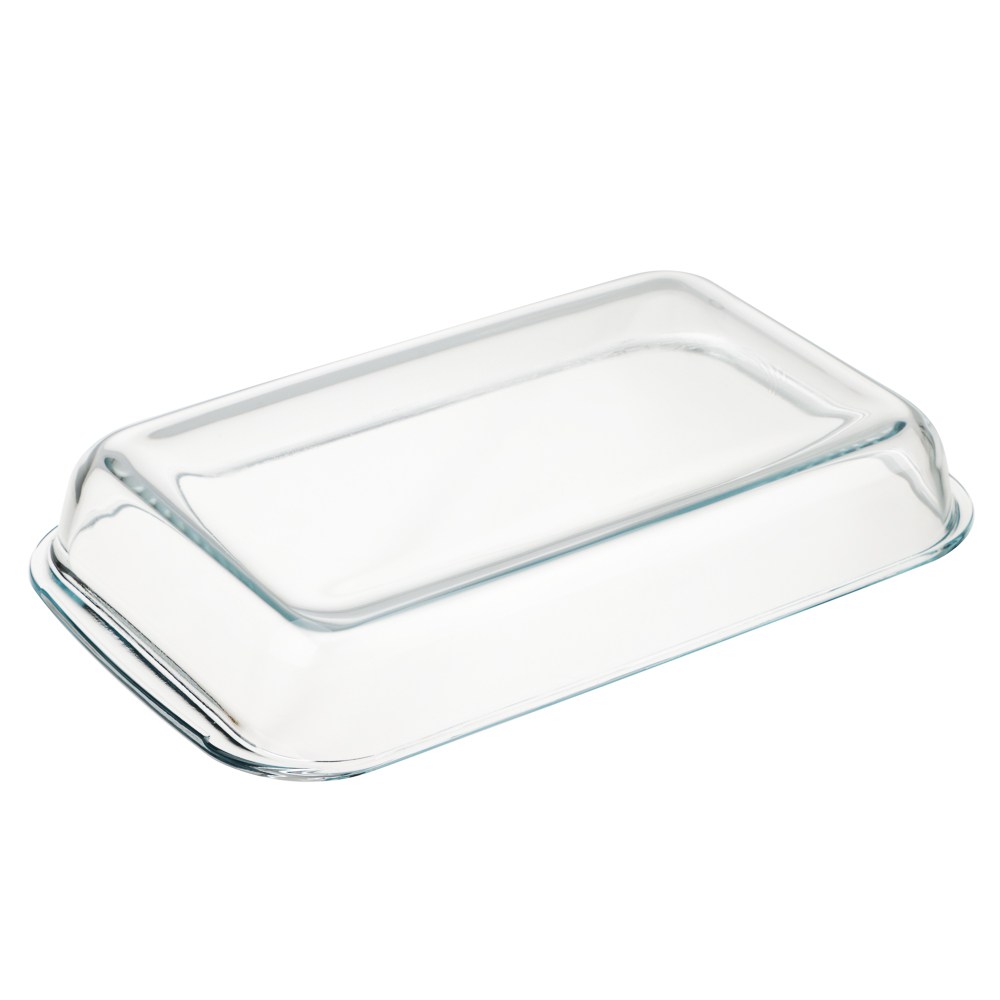 Форма для запекания 2,2 л жаропрочная прямоугольная SATOSHI, с ручками, стекло, 34,5х20,4х5,2 см, GB-2200, арт.№ 825-044