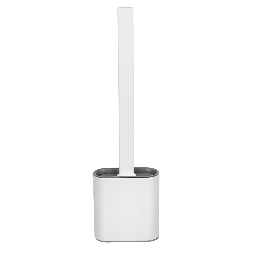 Ёрш для туалета настенный тм VETTA, 10х36,5см, силикон, полипропилен, белый, арт.№ 463-256