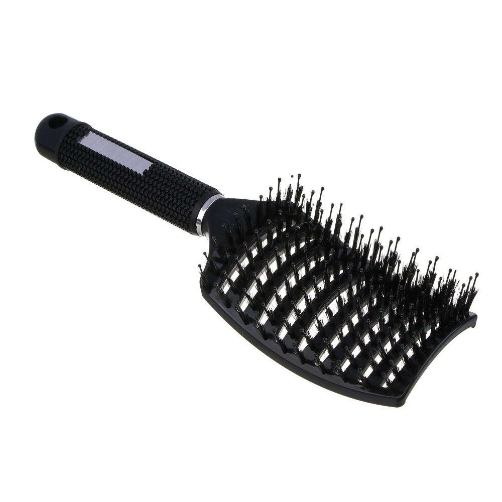 ЮНИLOOK Расческа массажная, ABS+щетина 24x7см, 4 цвета, арт.№ 319-220