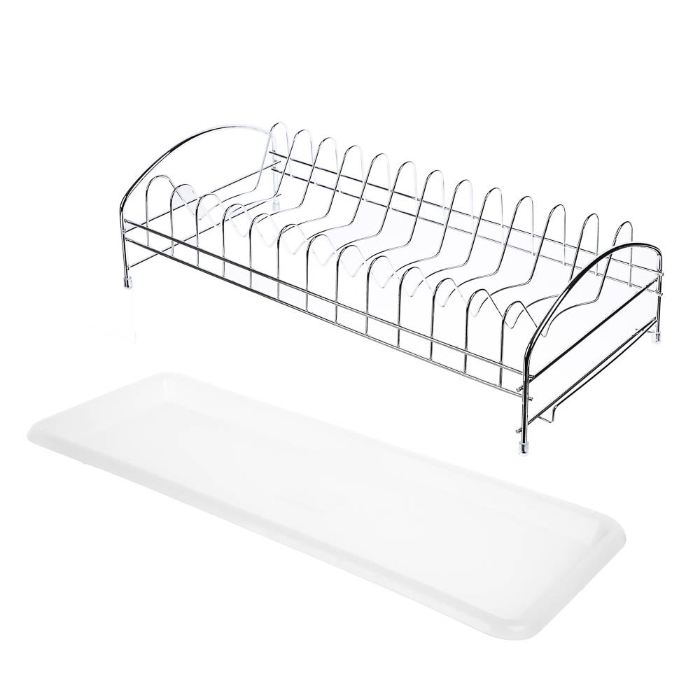 Сушилка для посуды тм VETTA, 40х18х11см, металл, пластик, 3 цвета, арт.№ 485-021