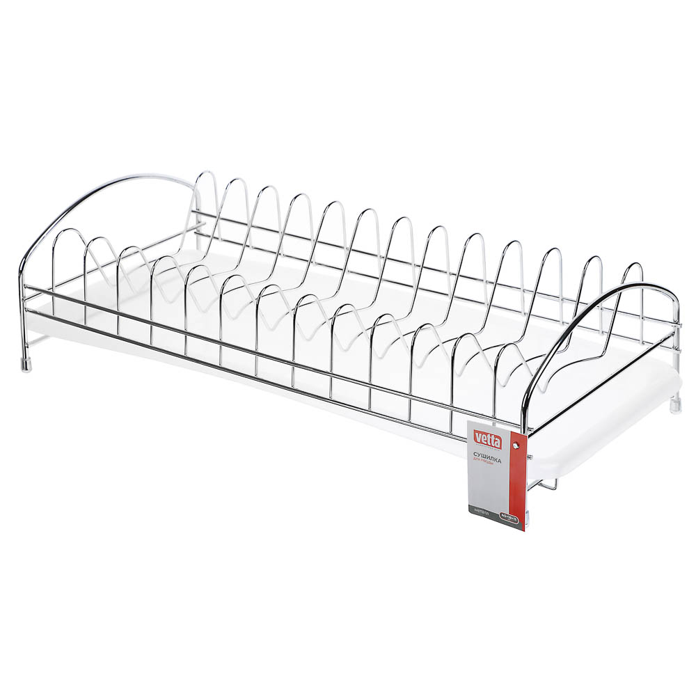 Сушилка для посуды тм VETTA, 40х18х11см, металл, пластик, 3 цвета, арт.№ 485-021