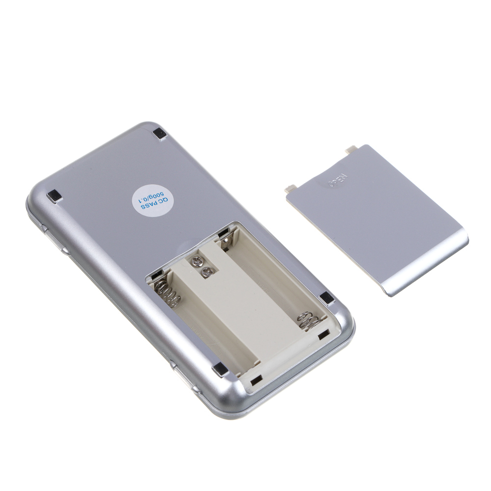 Весы портативные электронные тм VETTA, ЖК-дисплей, макс. нагр. 500гр, 2xААА, арт.№ 487-016