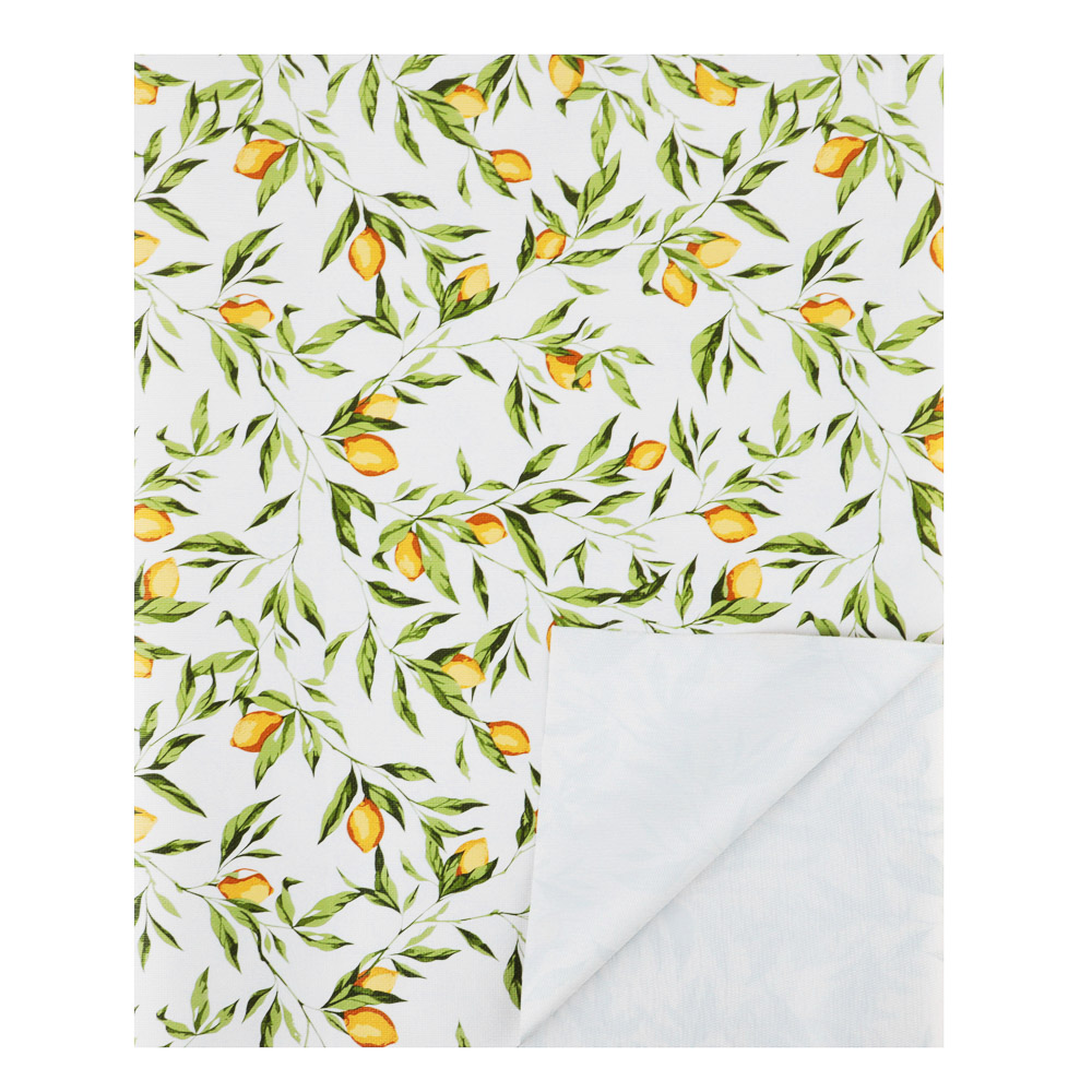 PROVANCE Лимонный курд Скатерть ПВХ 140х140см на текстильной основе, лимоны, арт.№ 479-297