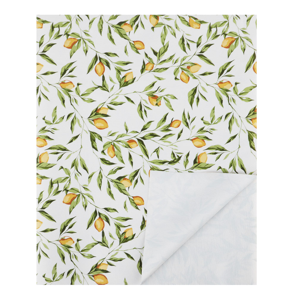 PROVANCE Лимонный курд Скатерть ПВХ 140х230см на текстильной основе, лимоны, арт.№ 479-299