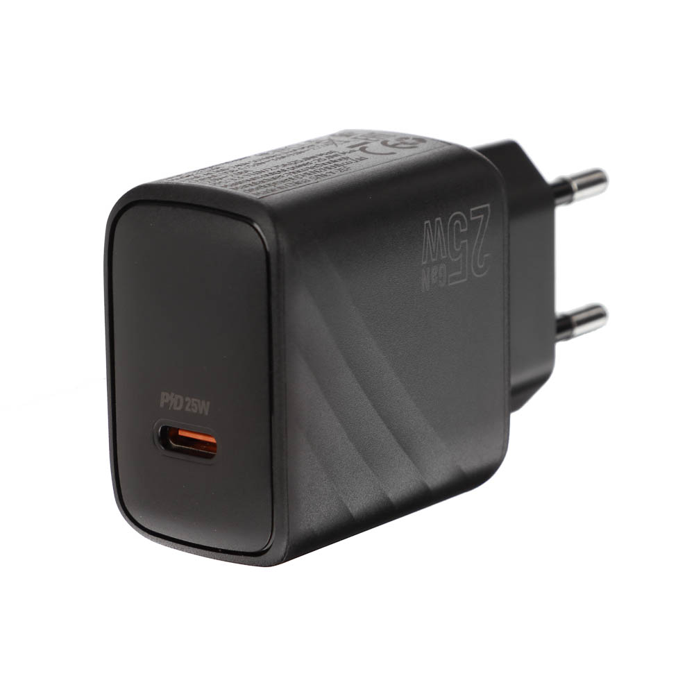 Сетевое зарядное устройство hoco. модель CS24A, USB-С 25W, цвет: черный, арт.№ 916-274