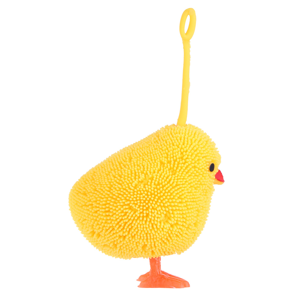 ИГРОЛЕНД Рыжий Игрушка-антистресс "Цыплёночек", TPR, свет, 3xLR44, 8x6,5см, арт.№ 273-024