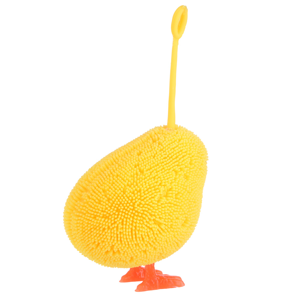 ИГРОЛЕНД Рыжий Игрушка-антистресс "Цыплёночек", TPR, свет, 3xLR44, 8x6,5см, арт.№ 273-024