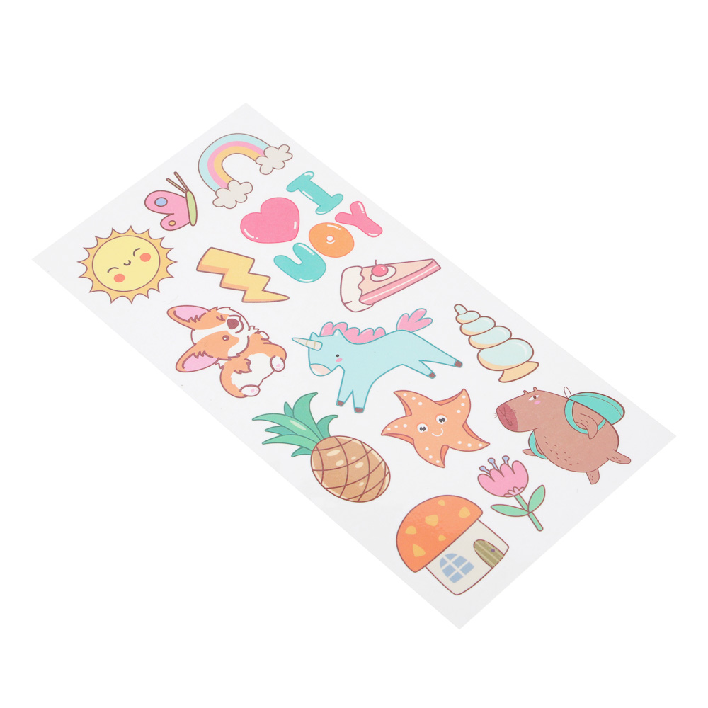 РЫЖИЙ Тату-украшения переводные, бумага, акриловый полимер, 20х8см, арт.№ 838-010