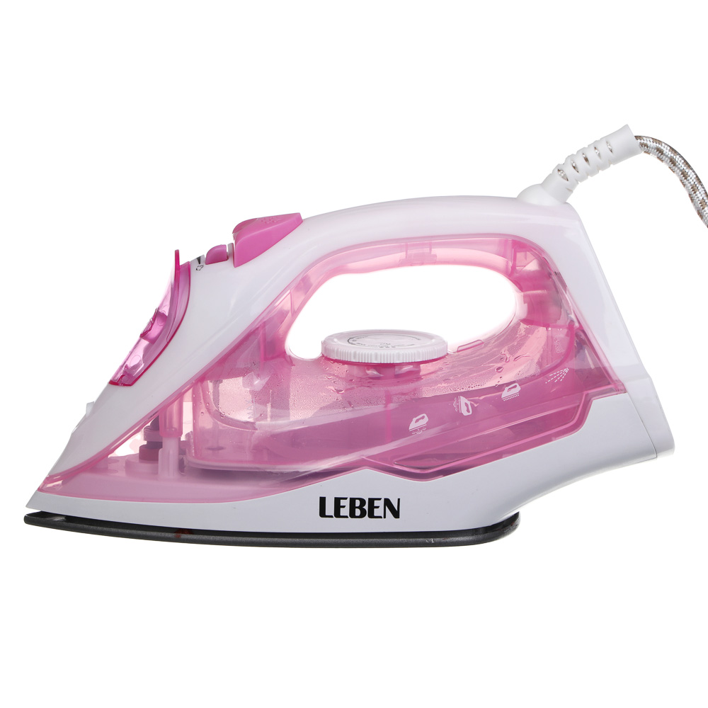 LEBEN Утюг с отпаривателем 1800 Вт, тефлон, арт.№ 249-064