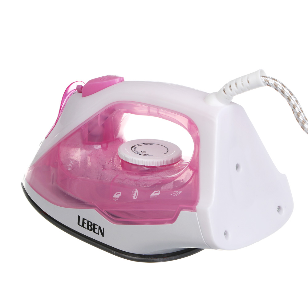 LEBEN Утюг с отпаривателем 1800 Вт, тефлон, арт.№ 249-064