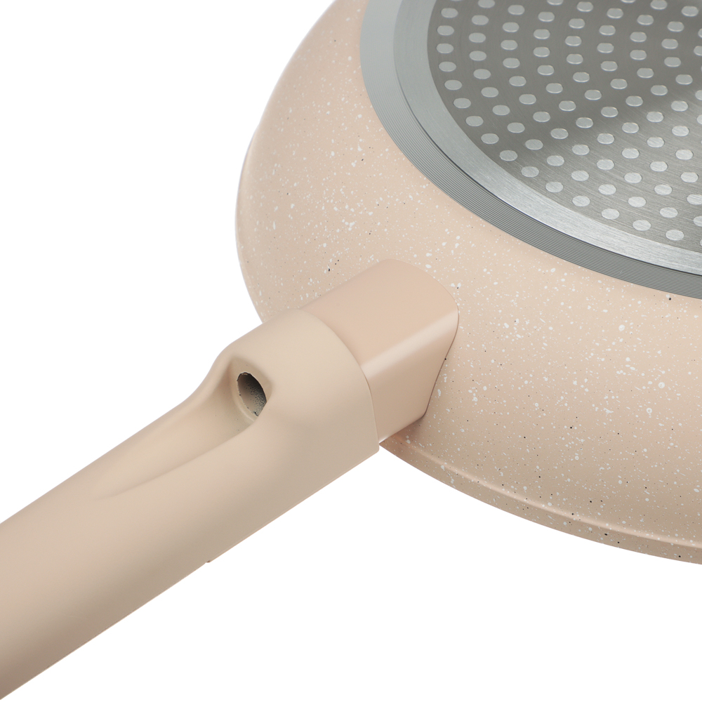 Сковорода литая тм SATOSHI Кантри d26см, антипригарное покрытие мрамор, индукция, арт.№ 846-771