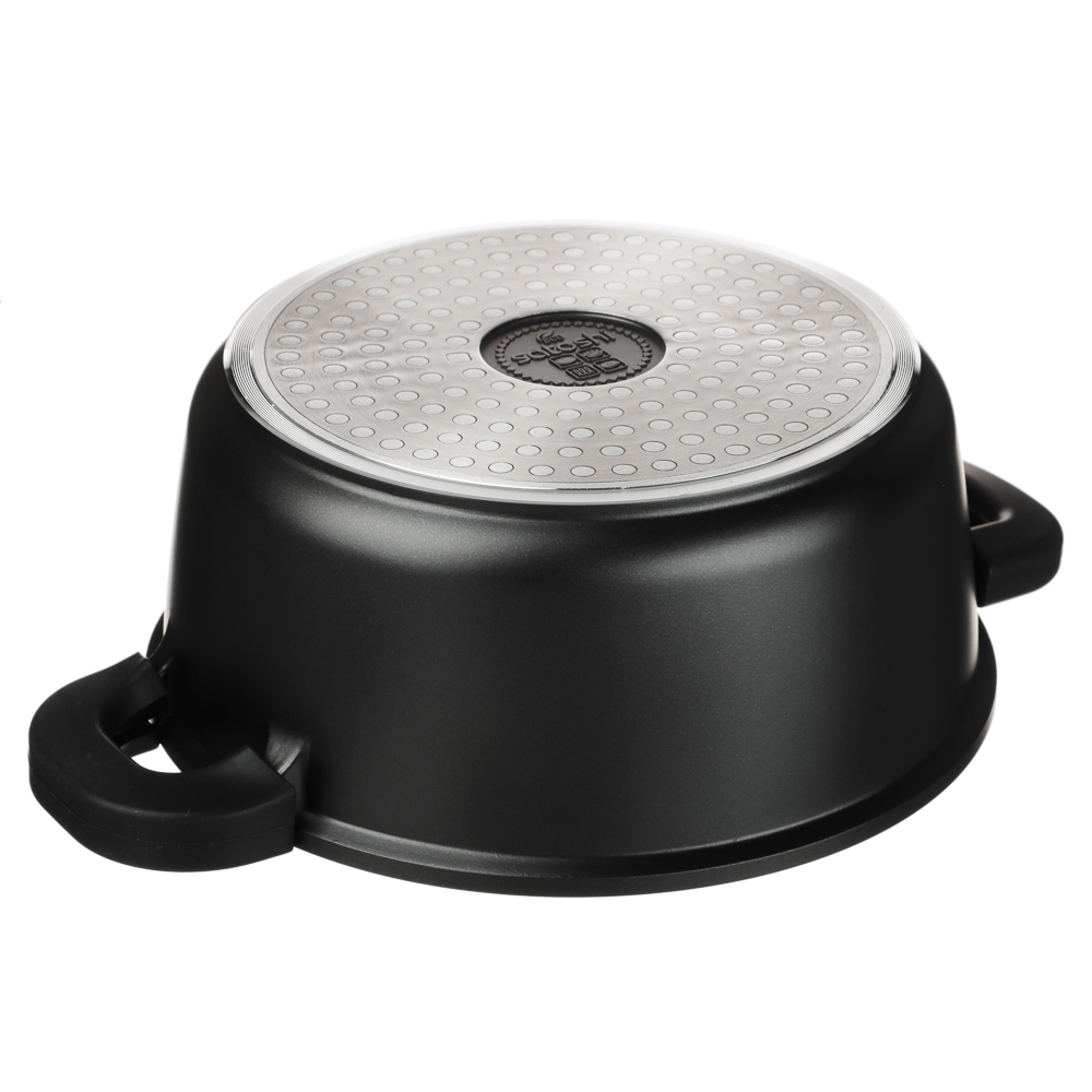 Набор посуды 6 предметов SATOSHI Лион, кастрюли с крышками 20 см, 24 см, 26 см (2,4 л, 4,5 л, 5,3 л), индукция, арт.№ 846-755