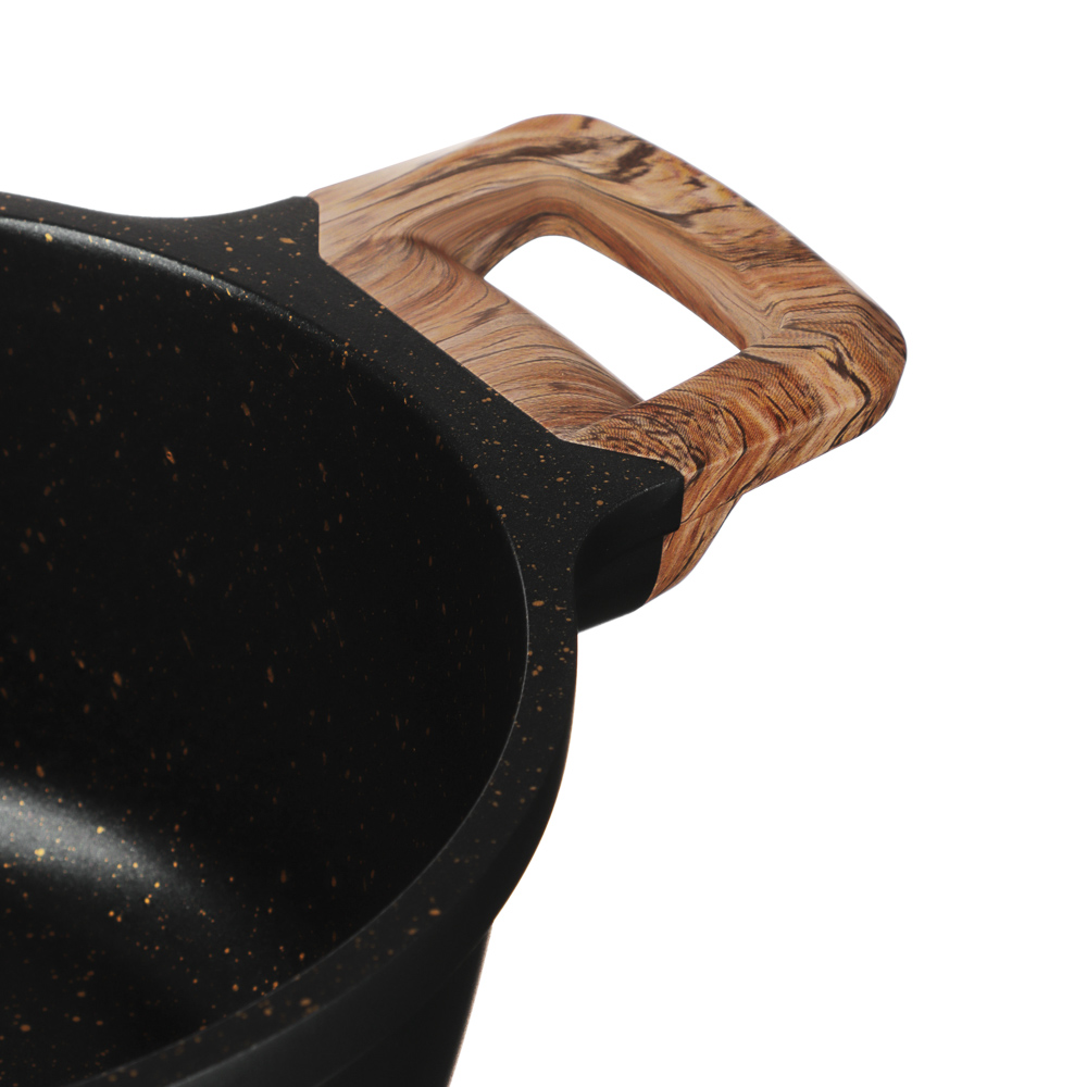 Набор посуды 13 предметов SATOSHI Карнуа, сковорода 24 см, сотейник 28 см (4 л), ковш 16 см (1,4 л), кастрюля 2,5 л, 4 л, 6,5 л, индукция, арт.№ 846-756