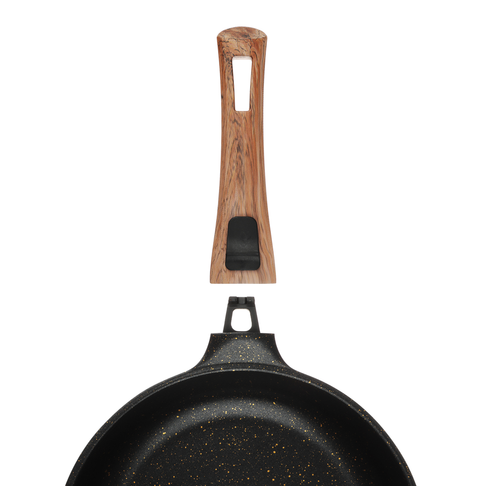 Набор посуды 13 предметов SATOSHI Карнуа, сковорода 24 см, сотейник 28 см (4 л), ковш 16 см (1,4 л), кастрюля 2,5 л, 4 л, 6,5 л, индукция, арт.№ 846-756