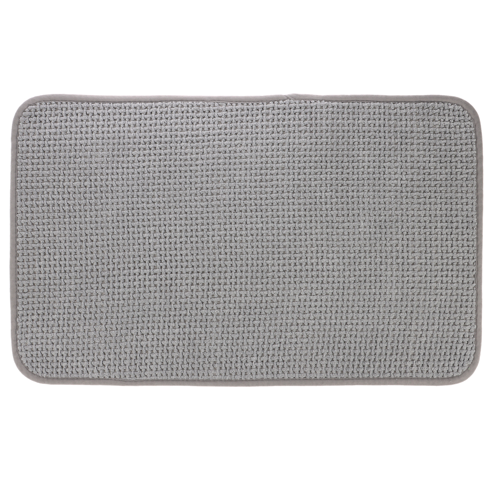 Коврик для ванной 50х80см SLOT, GRANIT3, серый, полиэстер, SWM-4013-GRY-B, арт.№ 462-814