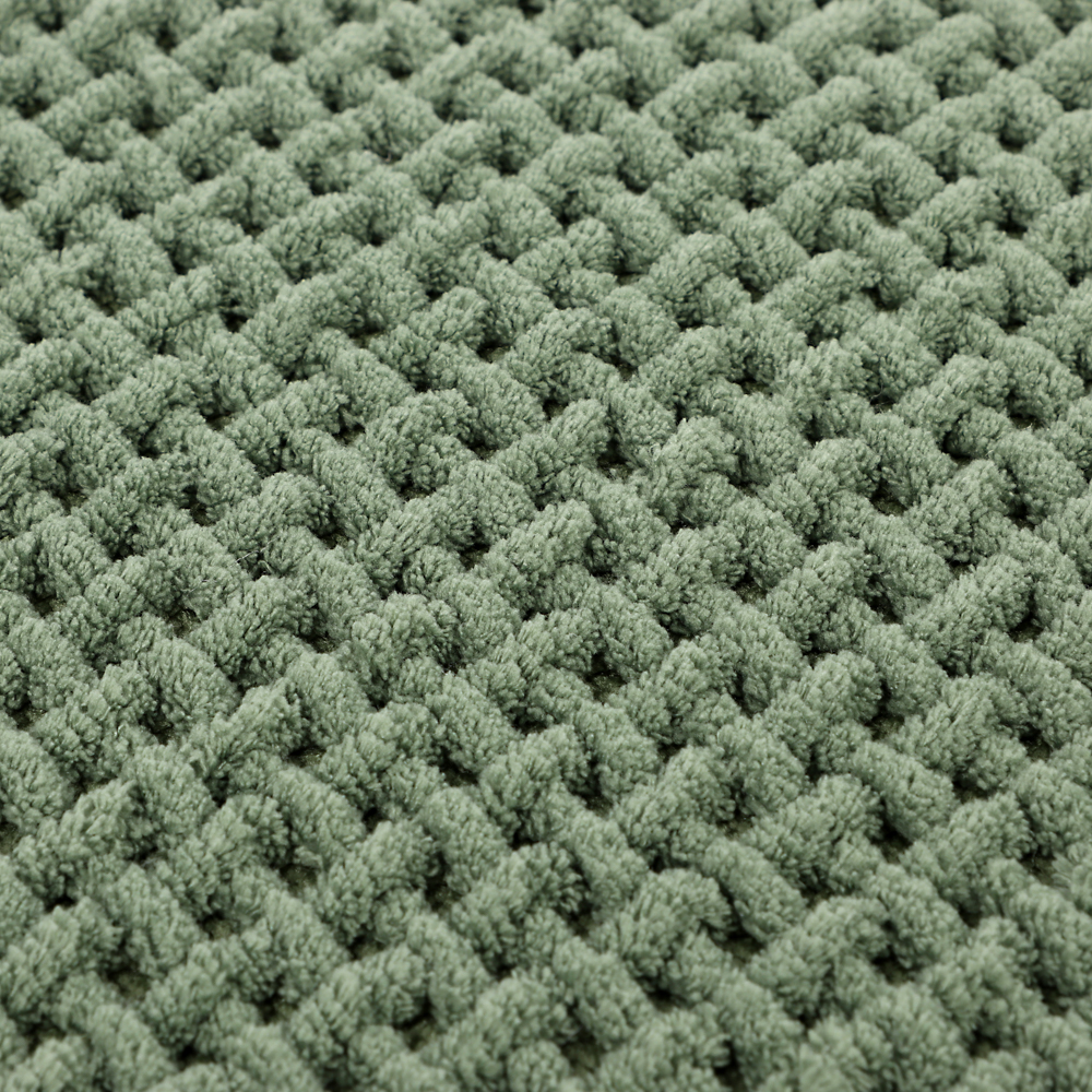 Коврик для ванной 50х80см SLOT, зелёный, полиэстер, SWM-4013-GRN-B, арт.№ 462-815