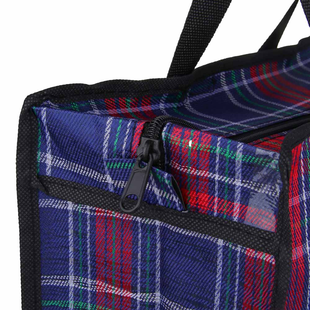 Сумка хозяйственная тм VETTA Шотландка, 35x40x15см, 21л, до 8кг, полипропилен, 3 цвета, арт.№ 467-014