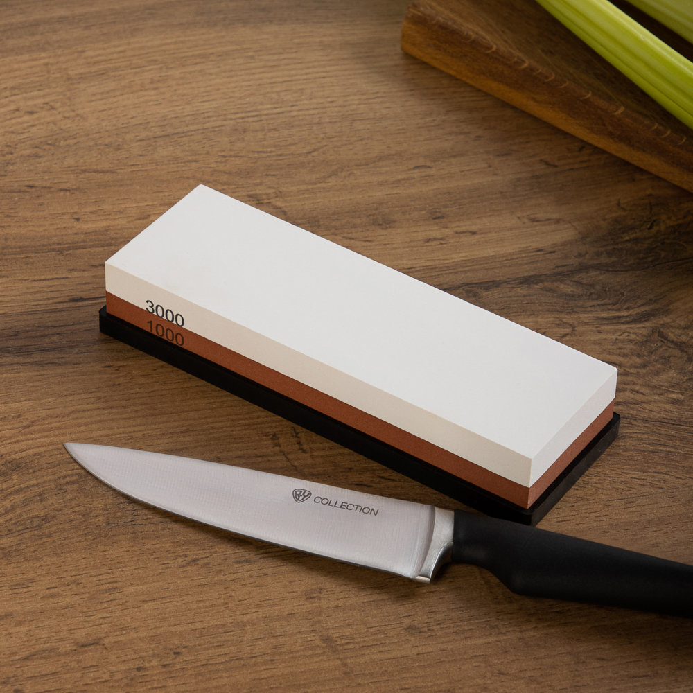 SATOSHI Брусок для заточки ножей двусторонний водный, 3000гр/1000гр, H1007, арт.№ 803-338