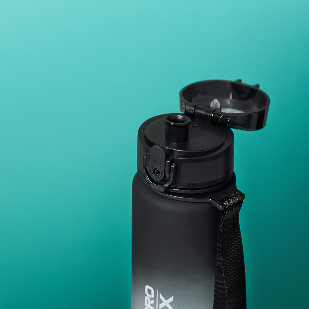 SILAPRO MAX Бутылка спортивная с замком, серая, 550мл, РС, РР, арт.№ 088-054