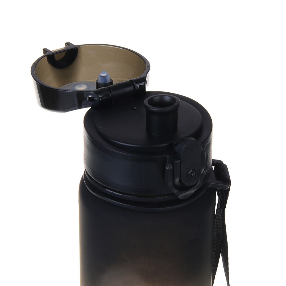 SILAPRO MAX Бутылка спортивная с замком, серая, 550мл, РС, РР, арт.№ 088-054