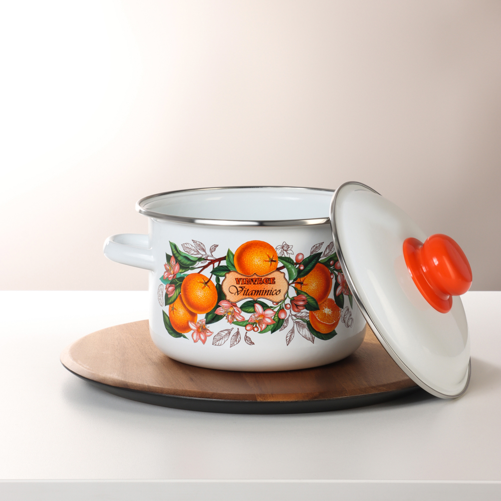 Гарден Кастрюля эмалированная 2л, арт.№ 894-549