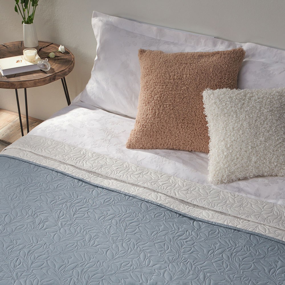 PROVANCE Нэви Покрывало стеганое 2х-стороннее 200х220см, 100% полиэстер, 2 цвета, арт.№ 487-057