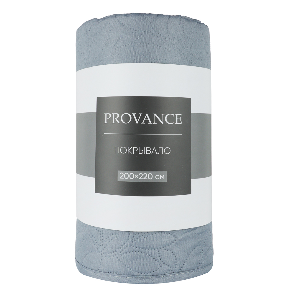 PROVANCE Нэви Покрывало стеганое 2х-стороннее 200х220см, 100% полиэстер, 2 цвета, арт.№ 487-057