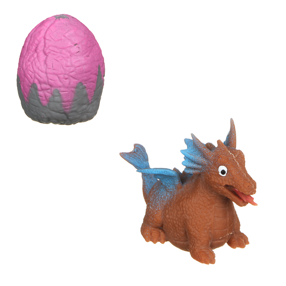 LASTIKS Игрушка-яйцо 2 в 1, ТПР, 6х5см, 5 дизайнов, арт.№ 297-082