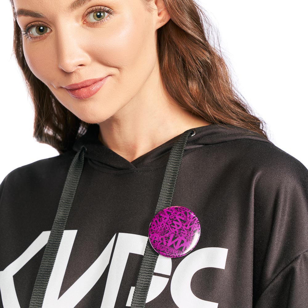 Значок круглый на булавке "КИРЯ", пластик, металл, 3,8 см, арт.№ 006-004