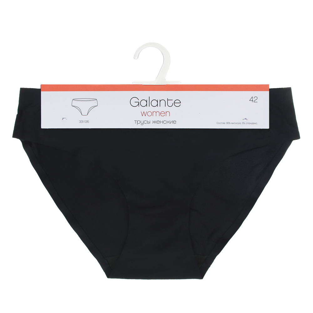GALANTE Трусы-слипы женские бесшовные, 95% вискоза, 5% спандекс, р-ры 42-48, 2-3 цвета, арт.№ 331-135