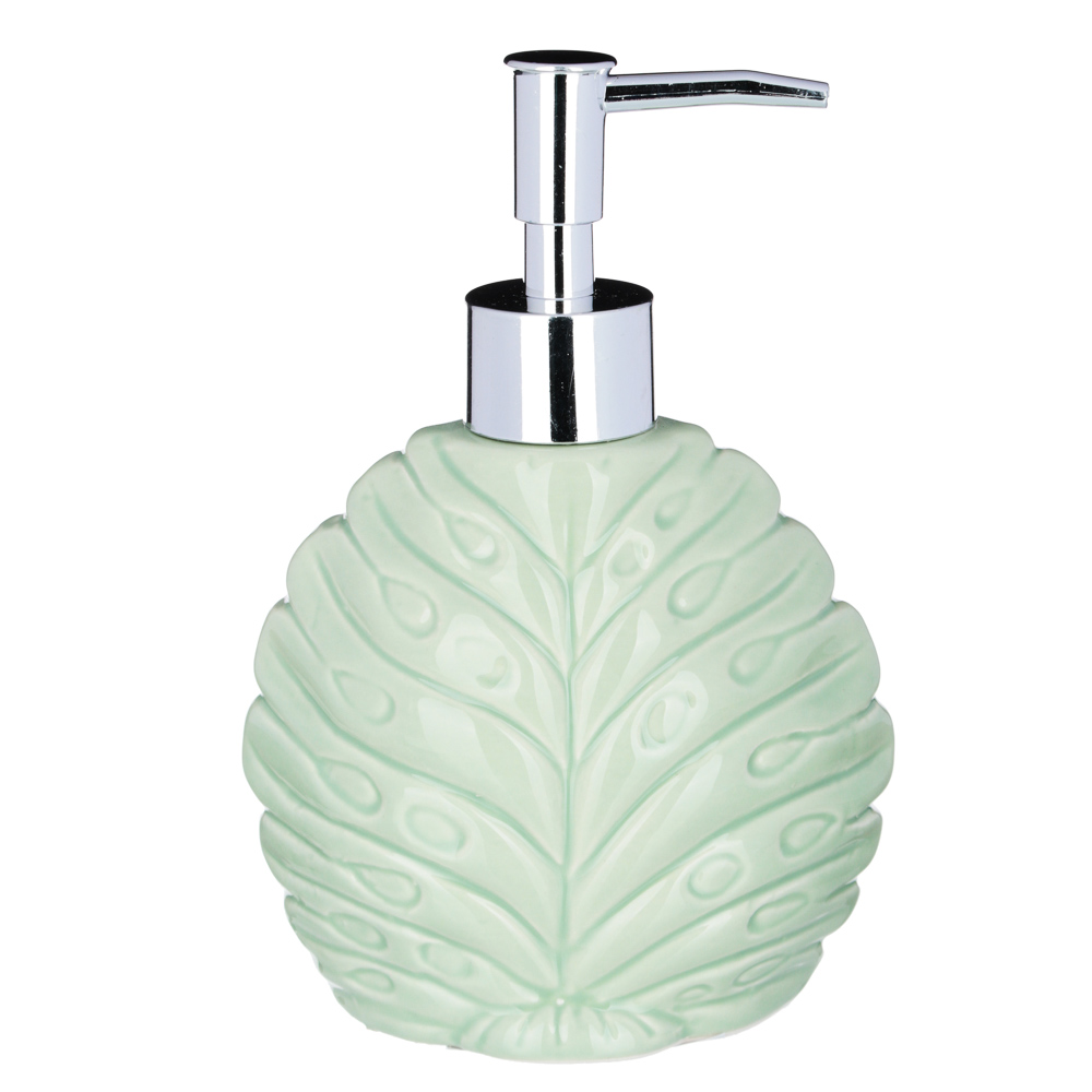 VETTA Дозатор для жидкого мыла, "Перо павлина", керамика, 2 цвета, арт.№ 463-009